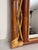 Mid-Century Italian French Riviera Style Bamboo & Rattan Wall Mirror Styled After Franco Albini For Sale - Image 10 of 12