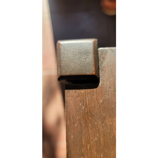 Wood Antique Mission Arts & Crafts Side Table Humidor Nightstand For Sale - Image 7 of 7