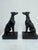 Late 20th Century Late 20th Century Pair of Cast Iron Greyhound Dog Bookends With Bronze Finish For Sale - Image 5 of 6