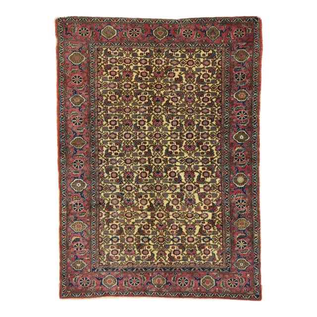 Vintage Turkish Sivas Rug, 04'01 X 05'07 For Sale
