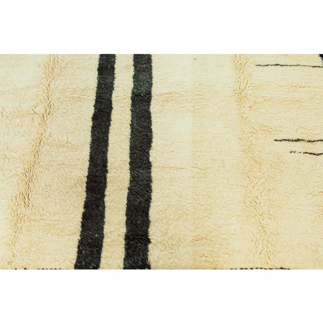 Modern Modern Moroccan Abstract Hand-Knotted Wool Rug by Doris Leslie Blau For Sale - Image 3 of 6