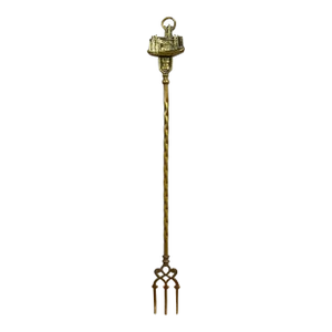 Vintage English Brass Toasting Fork