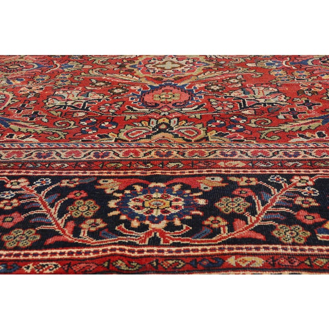 Late 19th Century Late 19th Century Persian Mahal Rug, 12'03 X 18'04 For Sale - Image 5 of 10