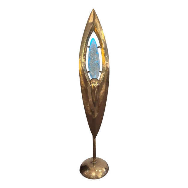 1960s Sculptural Modernist Floor Lamp For Sale
