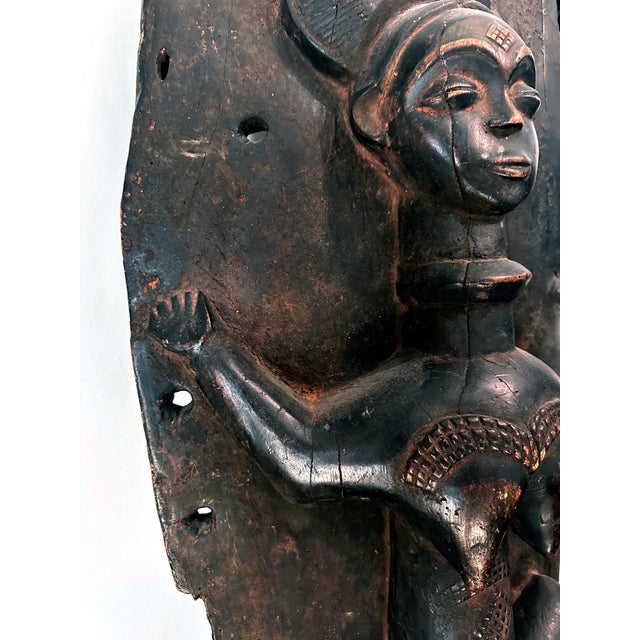 Gabon Punu Granary Door Panel on Custom Stand with Provenance For Sale - Image 16 of 18