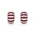 Finely detailed pair of vintage Tiffany & Co earrings crafted in sterling silver (circa 1980s). Bands of highly polished...