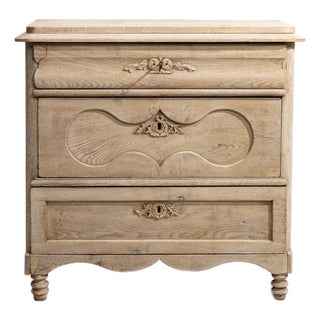 19th Century Oak Chest Of Drawers For Sale