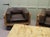 Industrial Wood Framed Club Chairs, 1970, Set of 4 For Sale - Image 4 of 8