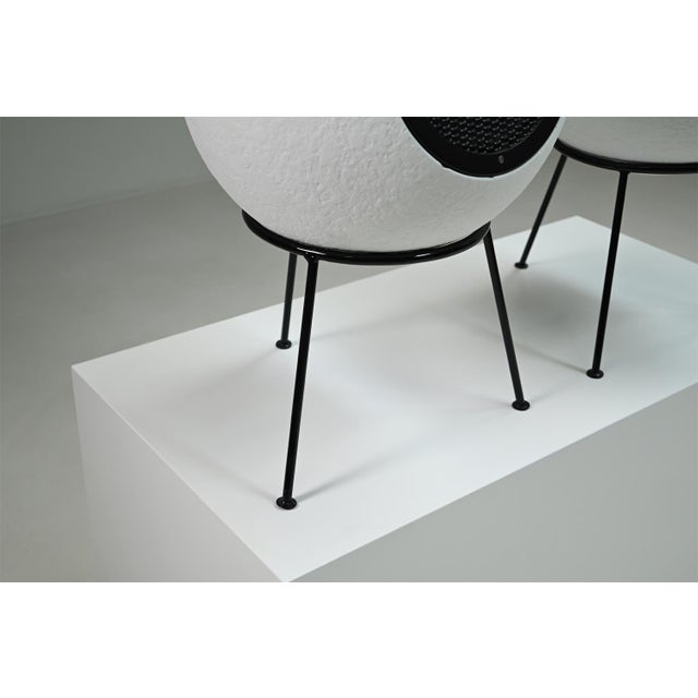 Plastic BS 404 Speakers by Joseph Léon for Elipson, France, 1960s, Set of 2 For Sale - Image 7 of 10