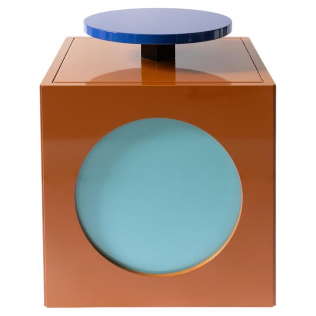Toy Boy Side Table in Glossy Lacquered MDF by Softhouse For Sale - Image 14 of 14