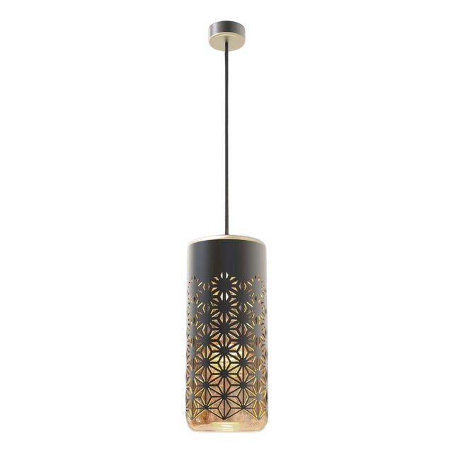 Antares Suspension Light in Bronze and Brass by Aggiolight For Sale