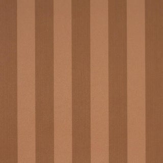 Sample - Schumacher Edwin Stripe Medium Wallcovering In Terracotta For Sale