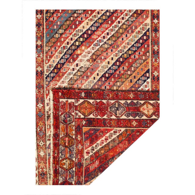 Traditional Pasargad DC Antique Caucasian SumaK Rug For Sale - Image 3 of 3