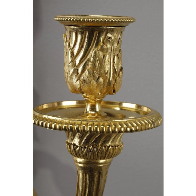 Vintage Golden Candelholder Sconces, Set of 2 For Sale - Image 11 of 13