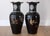 Large Vintage 1960s Vietnamese Black Lacquer & Mother of Pearl Floor Vases - A Pair For Sale In San Francisco - Image 6 of 15