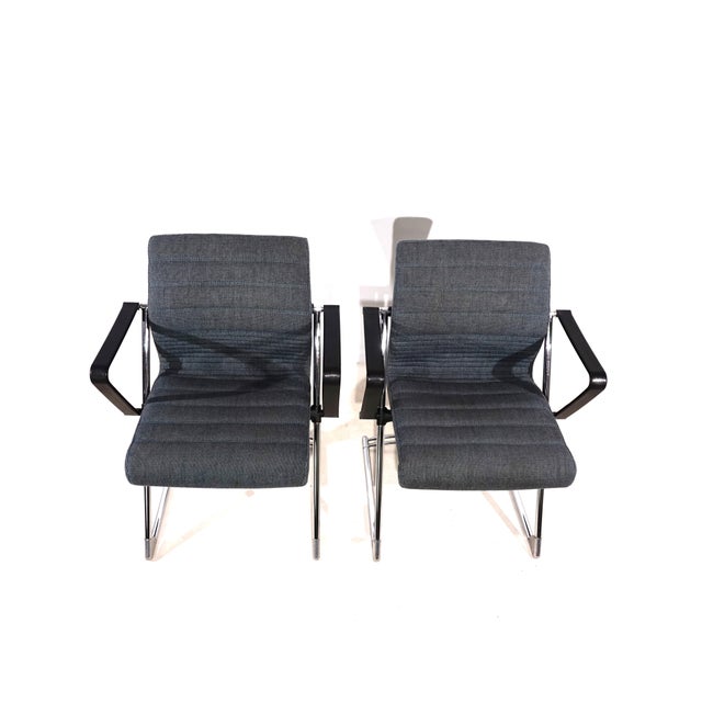Gray Set of Dining Room Chairs by Hans Ullrich Bitsch, 1980s For Sale - Image 8 of 17