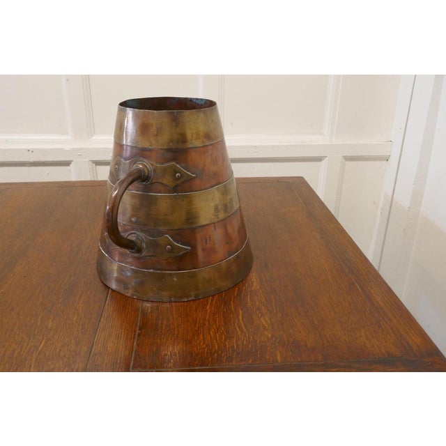 French Conical Copper and Brass Banded Measure, 1850 For Sale - Image 3 of 9