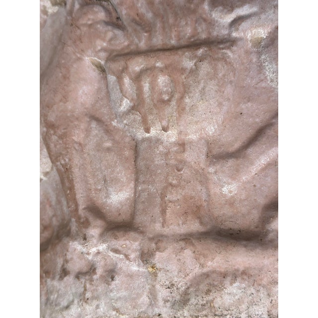 Vintage Italian Tertacotta Tuscan Majolica Planters-a Pair For Sale - Image 11 of 13