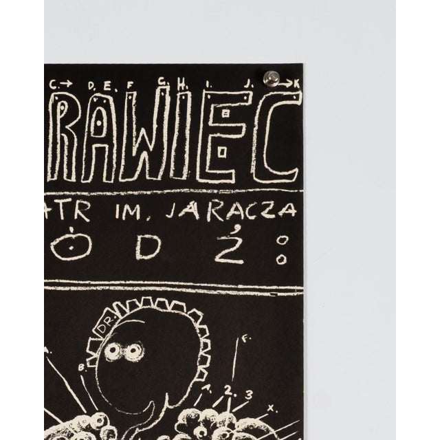 1970s Mrozek Krawiecl Theater Poster by Kenarf Iksyeiworats, 1978 For Sale - Image 5 of 9