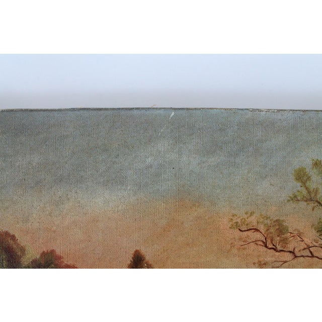 Vintage Landscape Painting For Sale In Milwaukee - Image 6 of 9