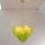 Mid-Century Modern Suspension Chandelier in Murano Glass Leaves Green Color, Italy, 1990s For Sale - Image 3 of 13