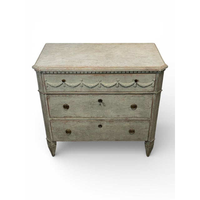 Late 19th Century Gustavian Chests of Drawers, 1870s, Set of 2 For Sale - Image 5 of 11