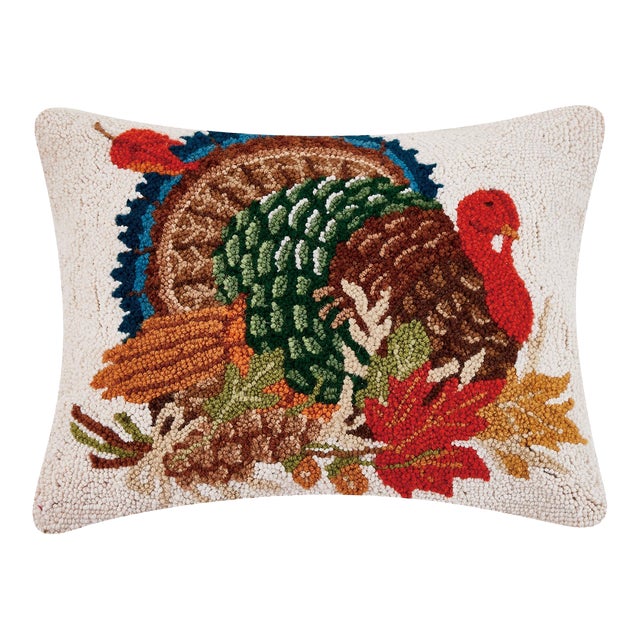 Turkey Hook Pillow 16" x 20" For Sale
