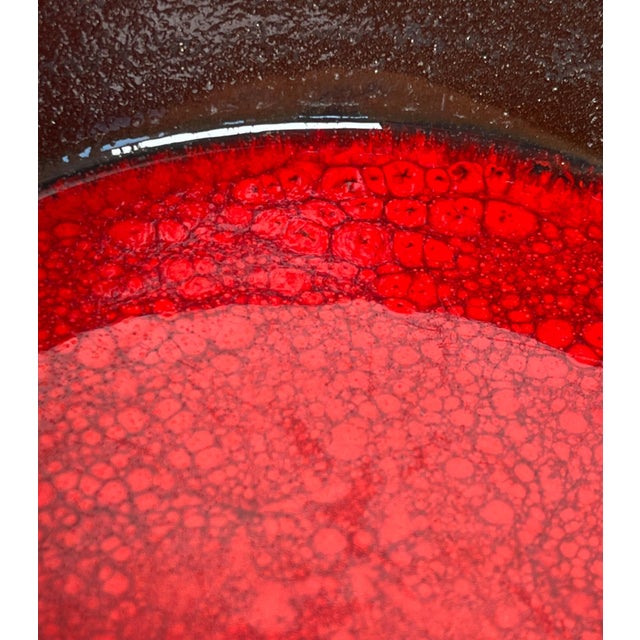 Mid-Century Modern Danish Studio Pottery Brutalist Bowl from Lehmann Pottery, 1960s For Sale - Image 12 of 18