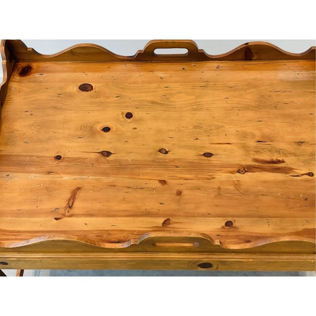Ralph Lauren Late 20th Century Vintage Ralph Lauren Tray Top Pine Coffee Table For Sale - Image 4 of 6