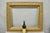 Antique Victorian Gold Gilt Oak Wood Leafy Scroll Deep Picture Frame. Circa Late 19th Century. Measurements: 32.5" H x...