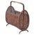 Art Deco Newspaper Rack in Handcrafted Wicker and Bamboo, 1940s For Sale - Image 11 of 11