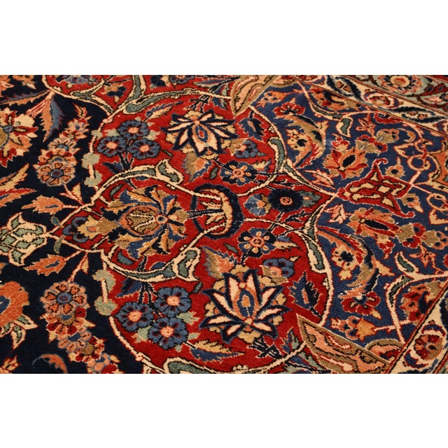 Large Hand Tied Traditional Persian Style Area Rug For Sale - Image 13 of 18