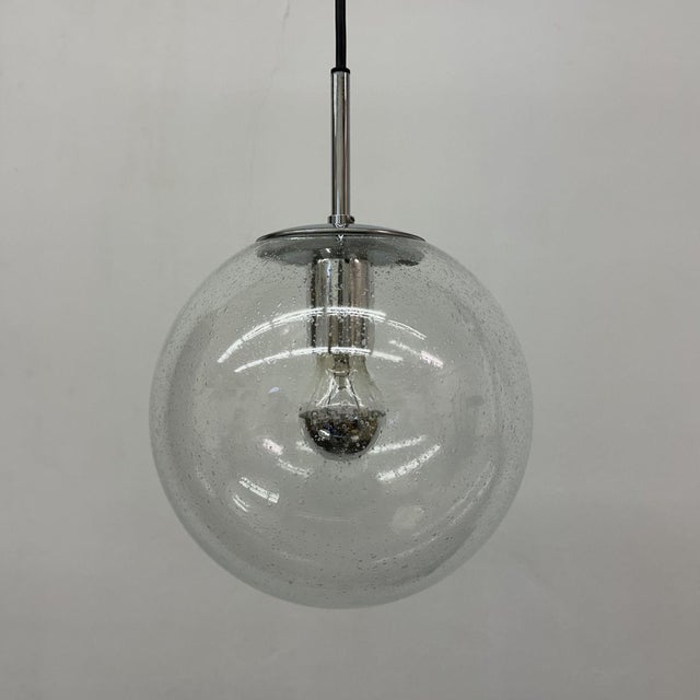 Metal Hanging Lamp from Glashütte Limburg, 1970s For Sale - Image 7 of 18