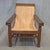 A classic vintage 1950s teak plantation lounge chair with a taught herringbone hand-caned seat and backrest. As with this...