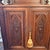 Antique French Import Walnut Wood Renaissance Revival Display Cabinet For Sale - Image 9 of 11