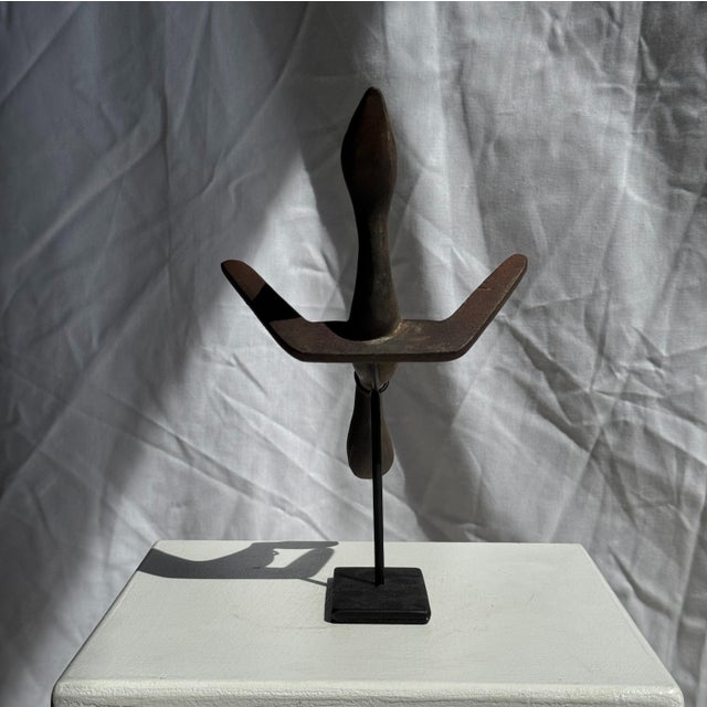 Traditional Indonesian Decorative Wooden Bird on Base For Sale - Image 15 of 17