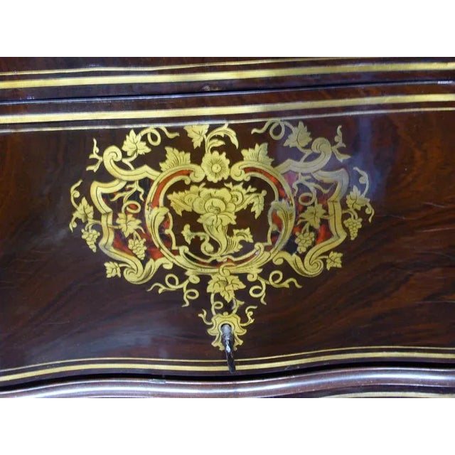 Antique Napoleon III Marquetry Cellar Liquor Set For Sale - Image 9 of 13