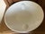 English Vintage White Pedestal Bowl With Embossed Relief Pine Cones For Sale - Image 3 of 11