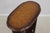 1980s Leather Top Victorian Style Carved Mahogany Etagere Bookshelf For Sale - Image 5 of 15