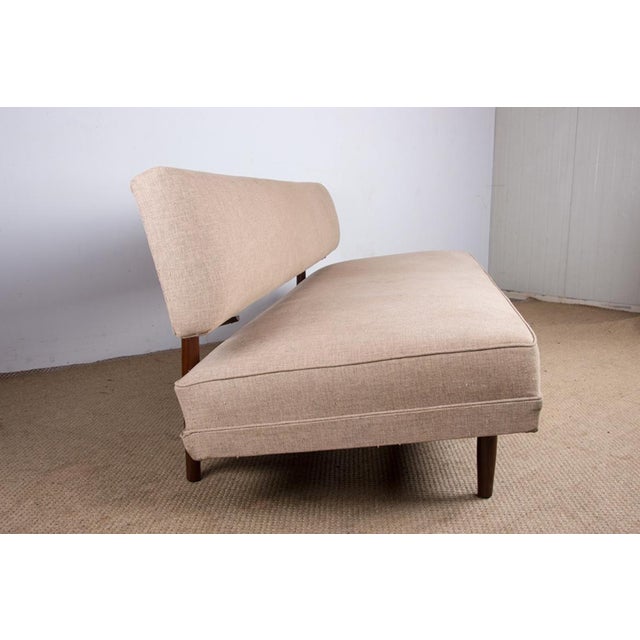 Large Scandinavian Daybed in Teak and New Fabric, 1960s For Sale - Image 13 of 18