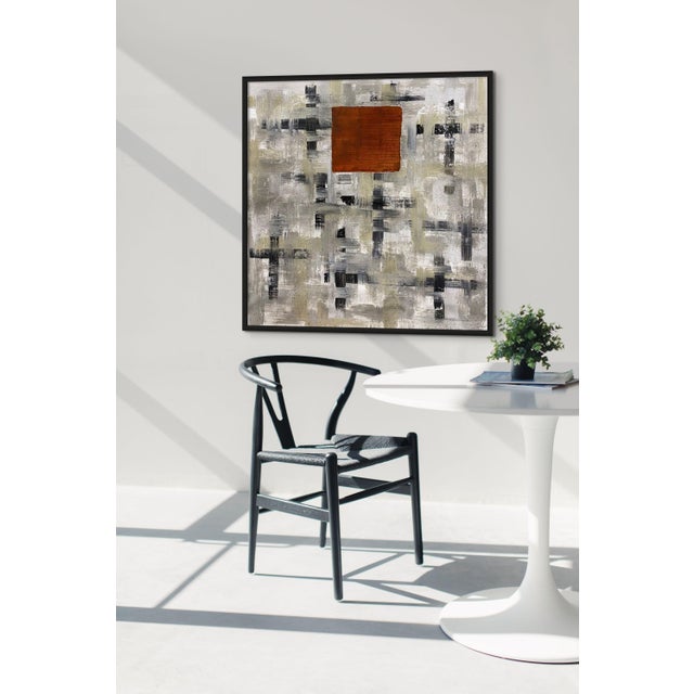 Collateral by J. Kent Martin presents a complex interplay of layered textures and fragmented forms, where subtle color...