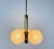 1960s Mid-Century Golden 3-Arm Space Age Chandelier from Kaiser, 1960s, Germany For Sale - Image 5 of 9