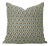 Fabdivine Handmade Block Printed Cushion Cover 14x20 Inch Pure Linen- Shehnaz For Sale