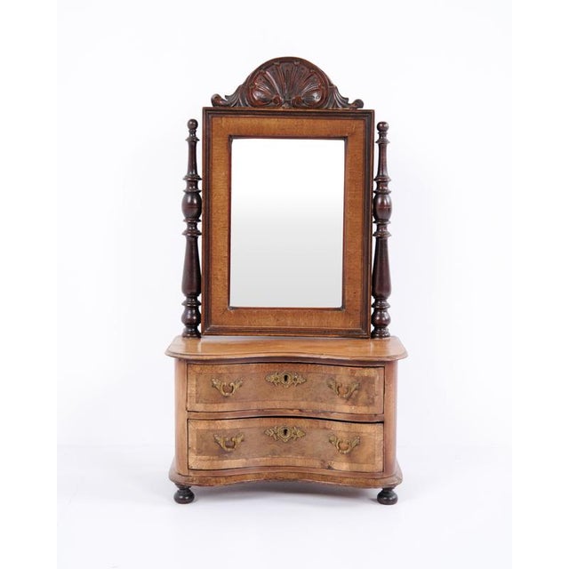Mahogany Children's Furniture with Mirror and Drawers, 1860s For Sale - Image 5 of 14