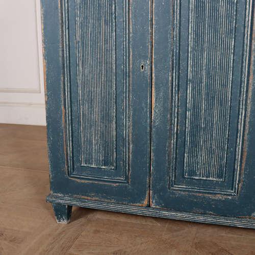 Swedish Painted Linen Cupboard For Sale - Image 5 of 12