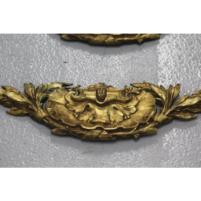 Gilt Bronze Furniture Pediments, 1890s, Set of 2 For Sale - Image 11 of 18