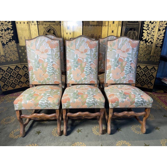 Louis XII Chair in Sheep Bone, Set of 6 For Sale - Image 12 of 12