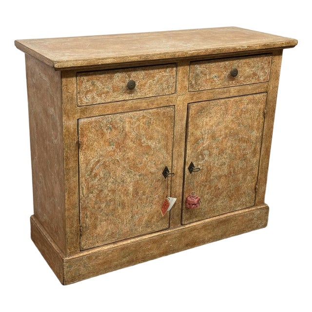 Hand Painted Italian Sideboard For Sale