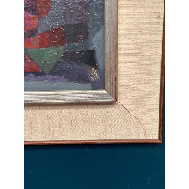 1970s Ragnar Ring, Flower Girl, 1975, Oil Painting on Panel, Framed For Sale - Image 5 of 14