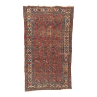 Late 19th Century Persian Kurd Rug, 04'01 X 06'10 For Sale